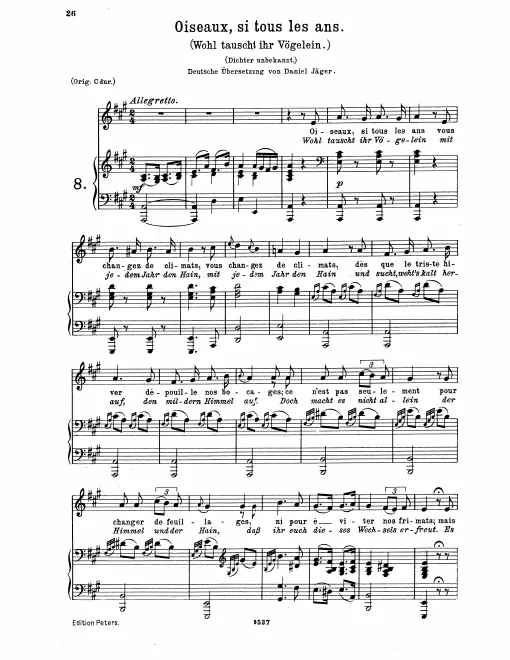 Complete Score (low voice, )