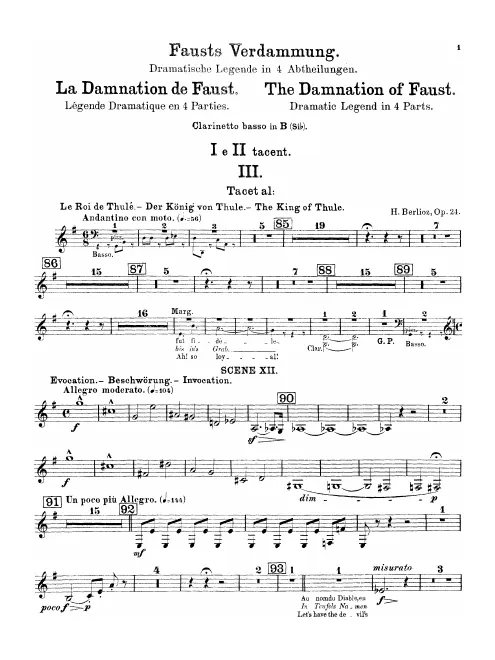 Bass Clarinet (B)