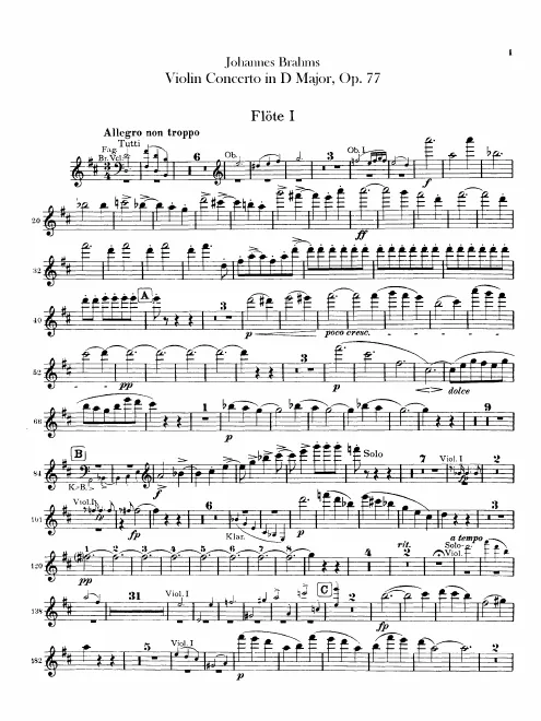 Flute 1, 2
