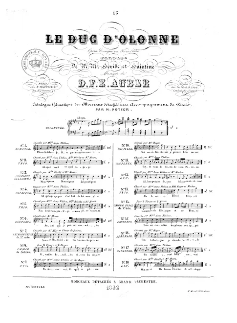 No.16, Sérénade: "Vers ton balcon" (B♭ major)