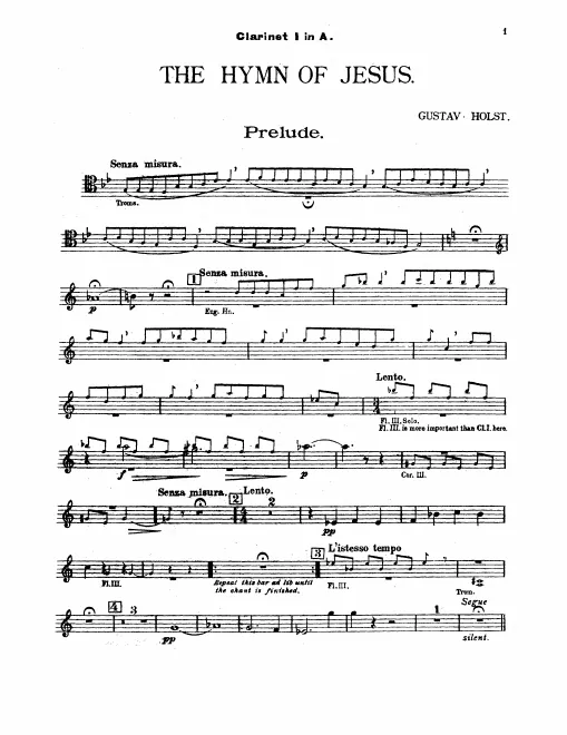 Clarinet 1, 2 (A)