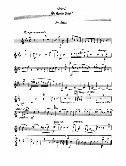 Oboe 1, 2