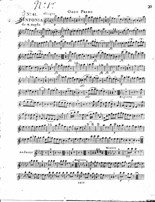 Oboe 1, 2