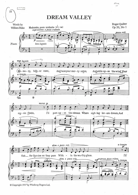 Complete Score (, medium voice)
