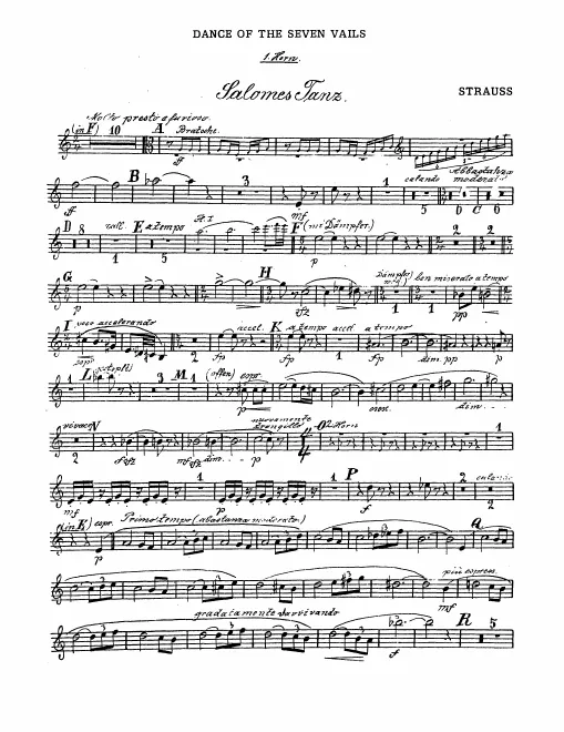 Horn 1, 2, 3, 4 (F/E)