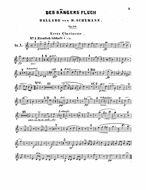 Clarinet 1, 2