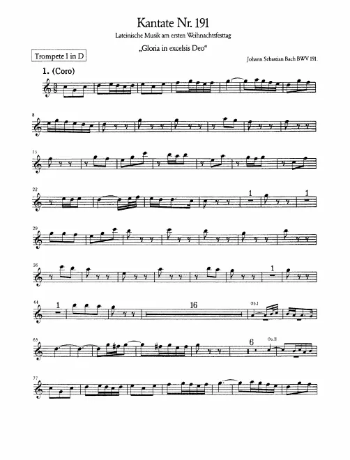 Trumpet 1, 2, 3 (D)