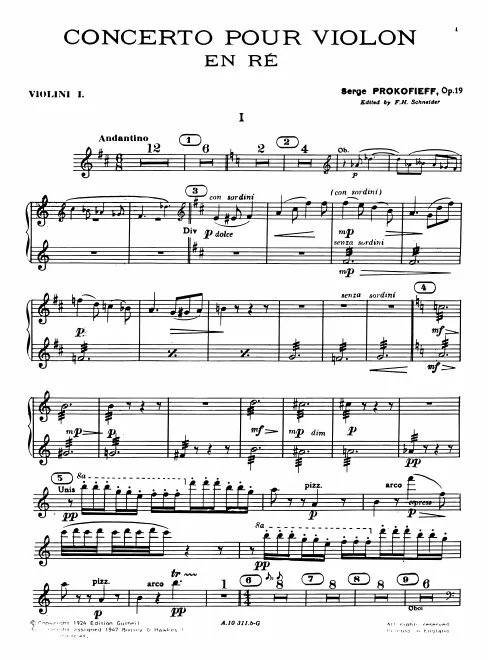Violins I