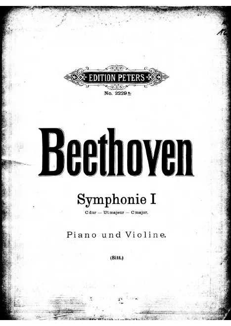 Symphony No.1: Complete Score