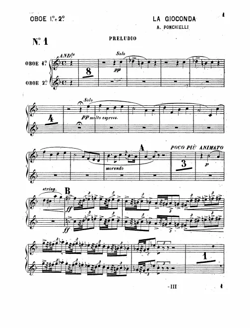 Oboe 1/2 (also English Horn)