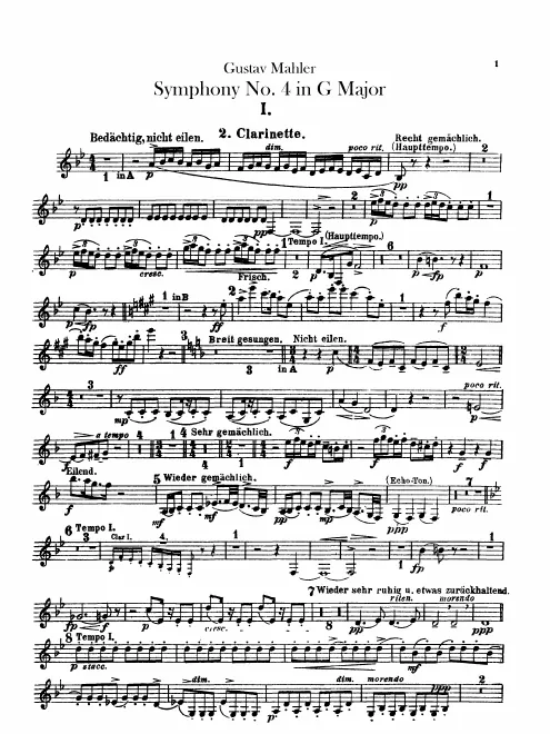 Clarinet 2 (B/A)/Piccolo Clarinet (E)