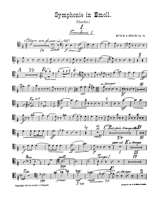 Trombone 1 (tenor clef)