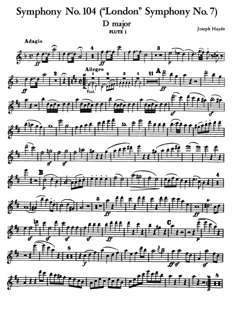 Flute 1, 2