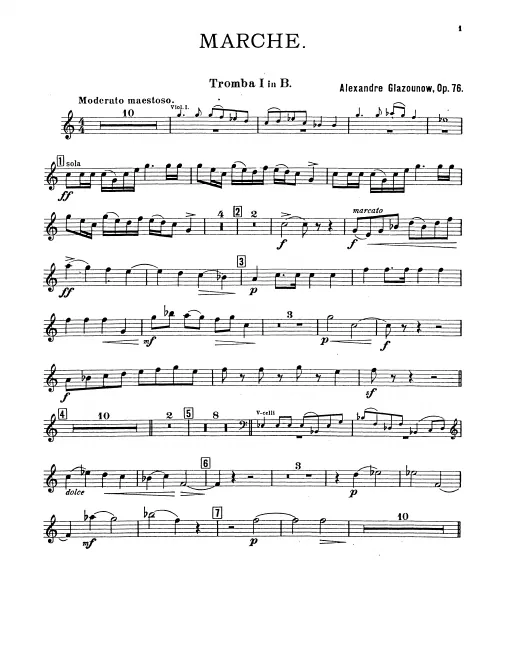 Trumpet 1, 2, 3 (B♭)