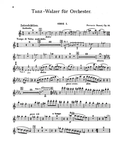 Oboe 1, 2