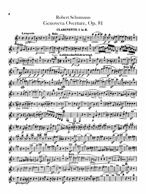 Clarinet 1, 2 (B)