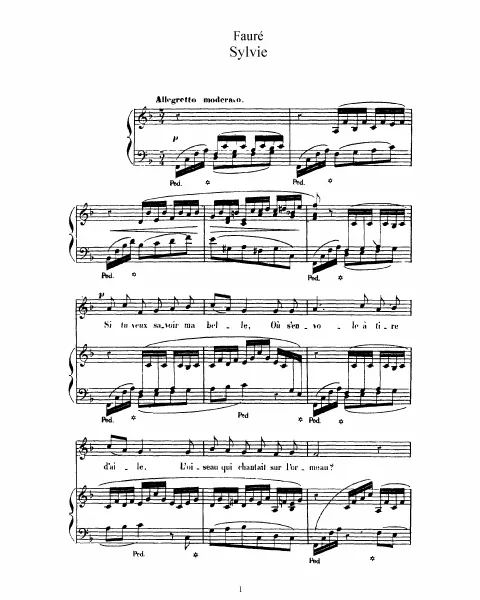 3. Sylvie (, original key)