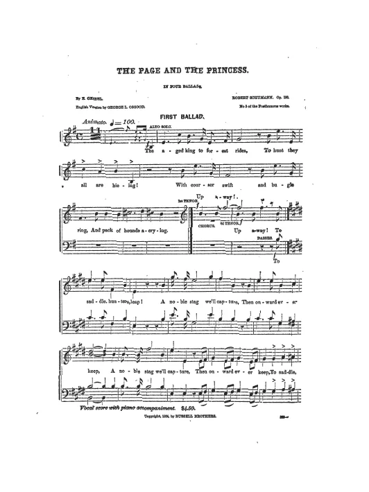Voices / Chorus (no accompaniment)