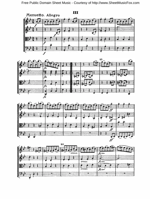 3. Minuet