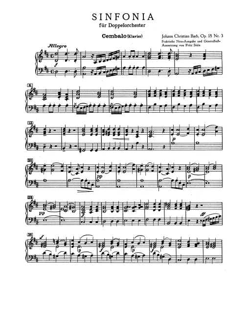 Harpsichord or Piano (ad lib.)*