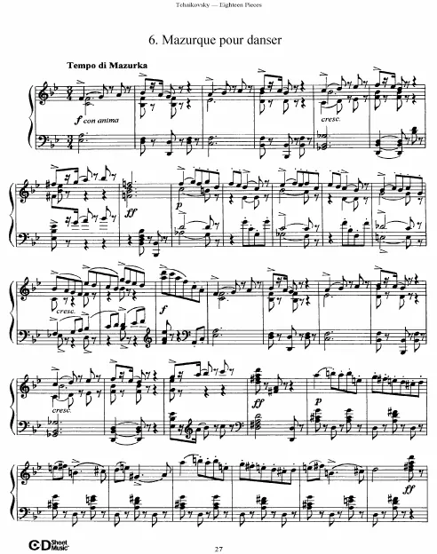 6. Mazurka pour danser