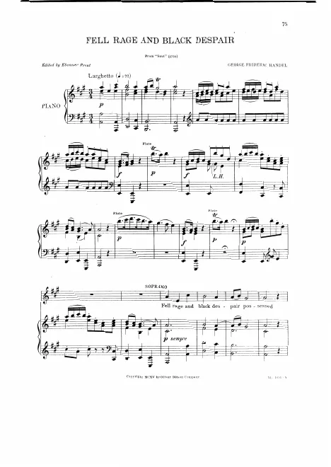 Aria: Fell rage and black despair (Soprano)
