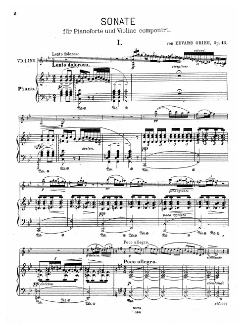 Complete Score and Violin Part