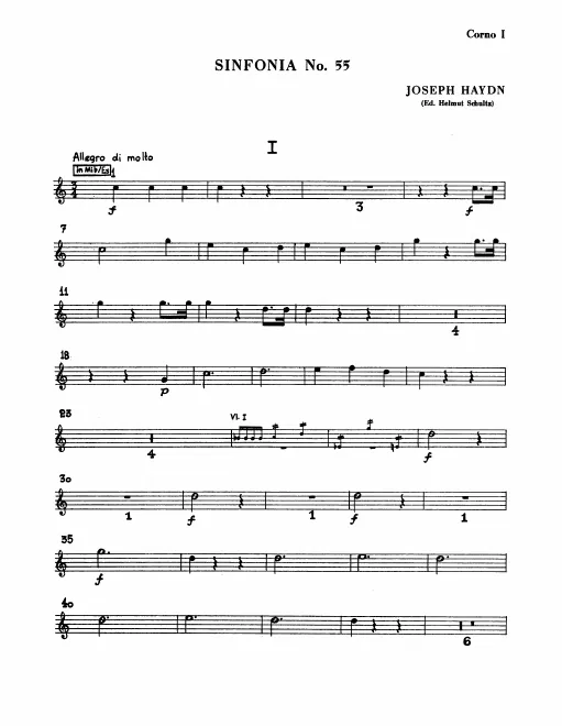 Horn 1, 2 (E/B)