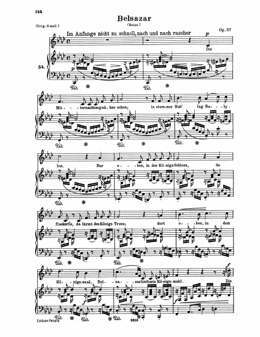 Complete Score (medium voice)