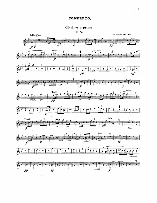 Clarinet 1, 2 (A)