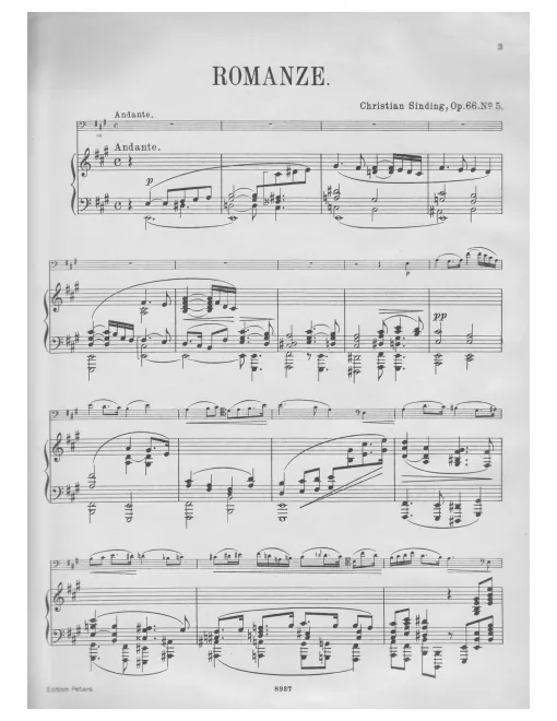 No.5. Romanze in A major