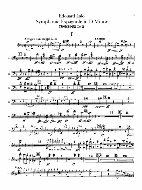 Trombone 1/2, 3