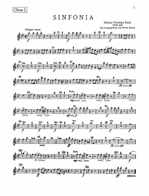 Oboe 1, 2