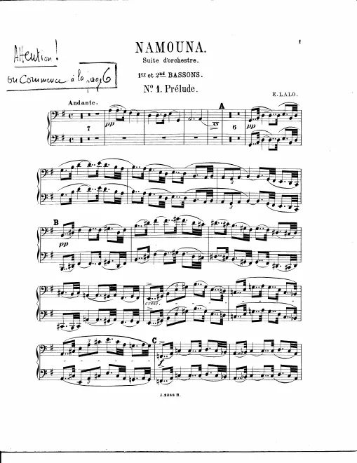 Bassoon 1/2, 3/4