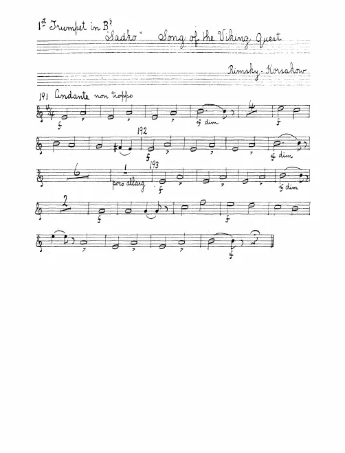 Trumpet 1, 2/3 (B)