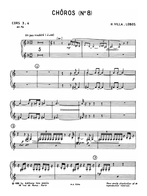 Horn 3/4 (F)