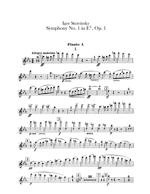 Flute 1, 2, 3/Piccolo
