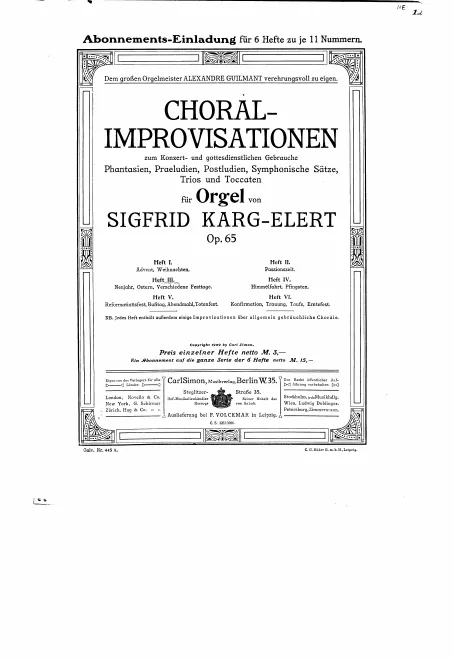 Heft 3, Nos.23-33 (Neujahr, Ostern, Verschiedene Festtage)