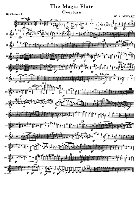 Clarinet 1, 2 (B)