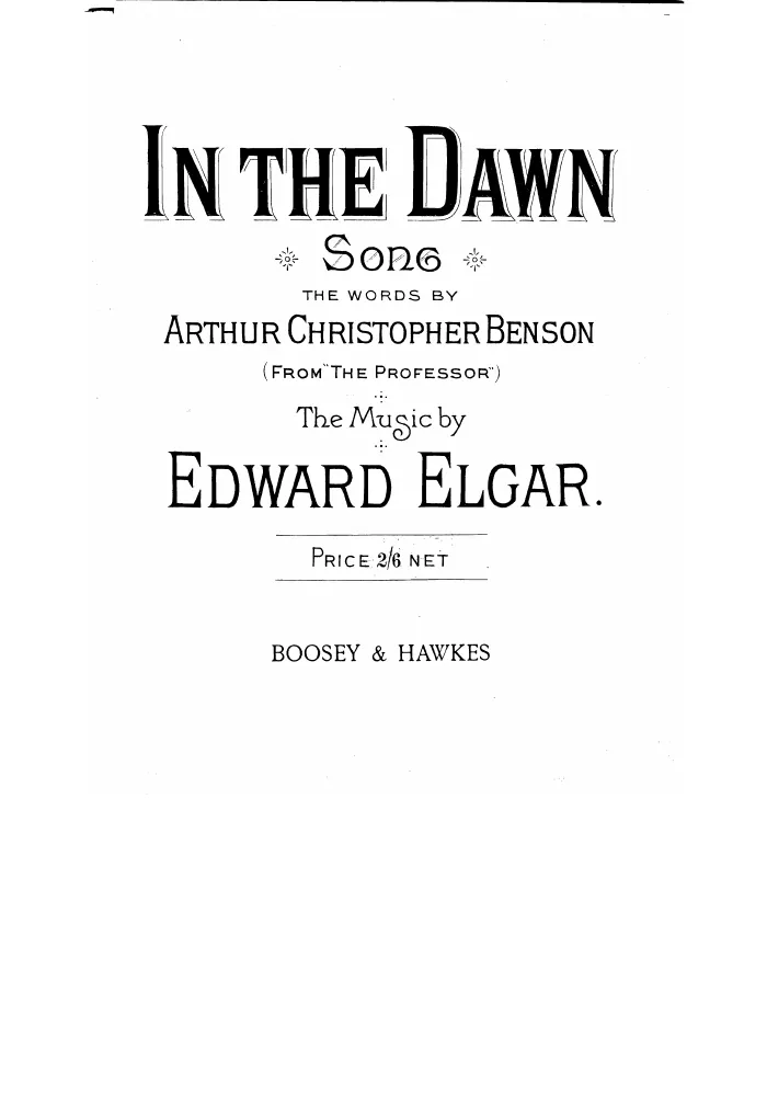 1. In the Dawn