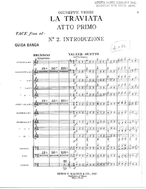 Offstage Band Score
