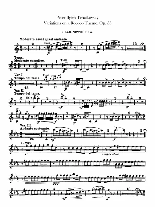 Clarinet 1, 2 (A)