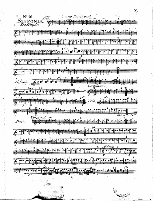 Horn 1, 2 (A/F/E)