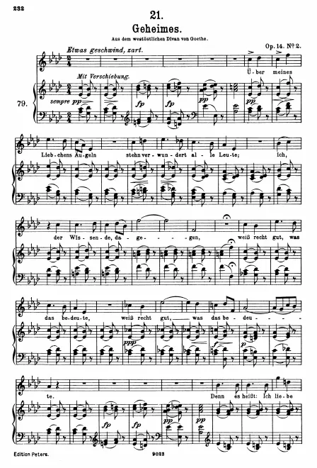 Complete Score (original/high voice, filter)
