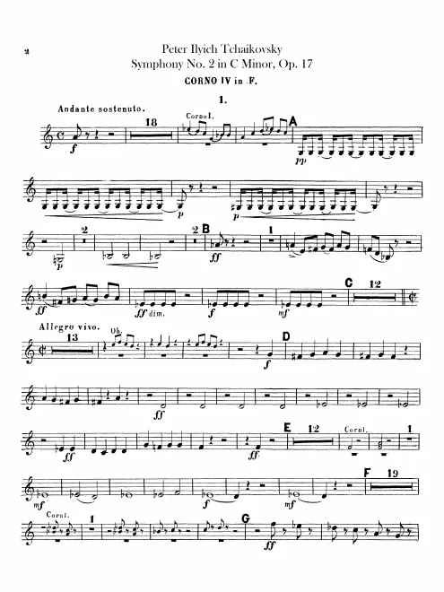 Horn 4 (F)