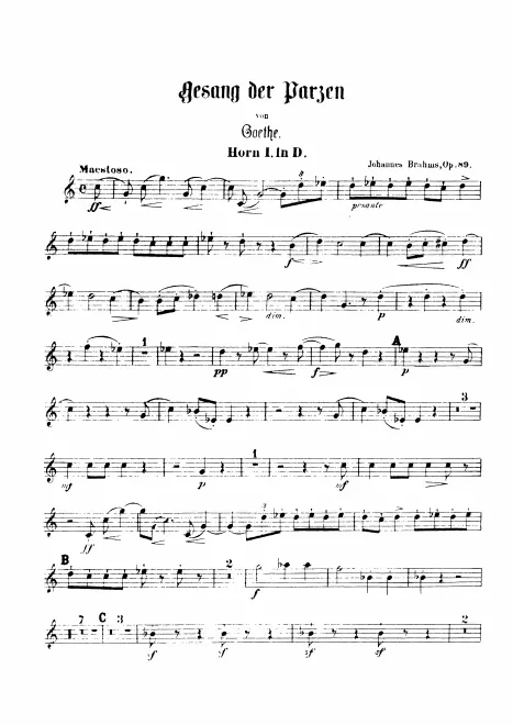 Horn 1, 2, 3, 4 (D)