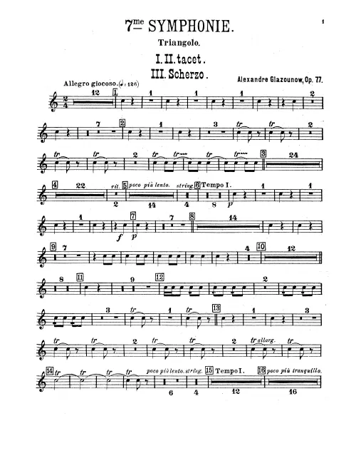 Triangle, Cymbals/Bass Drum