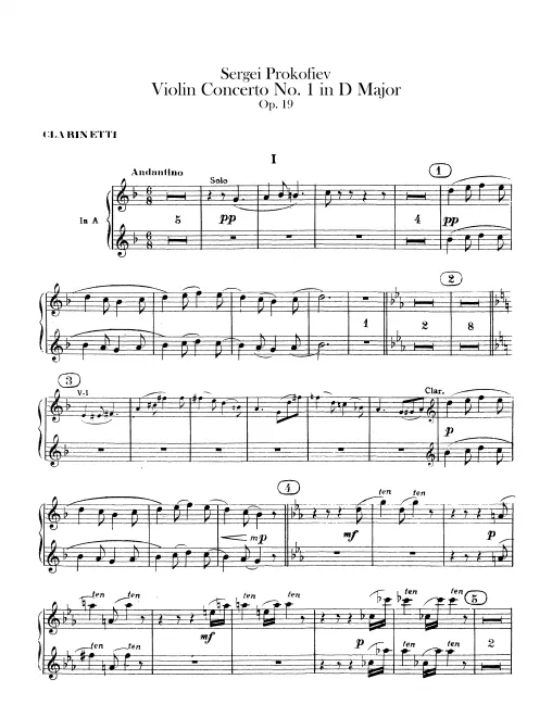 Clarinet 1/2 (A)