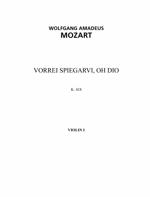 Violins I