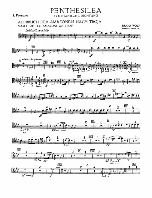 Trombone 1, 2, 3, Tuba